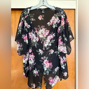 Torrid Sheer Floral Top